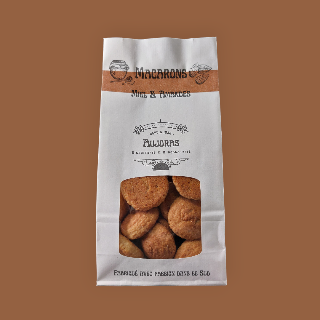 Macarons aux amandes et miel
