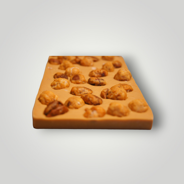 "Carré-Rond" Chocolat à Casser Blond 32% et Amandes/Noisettes