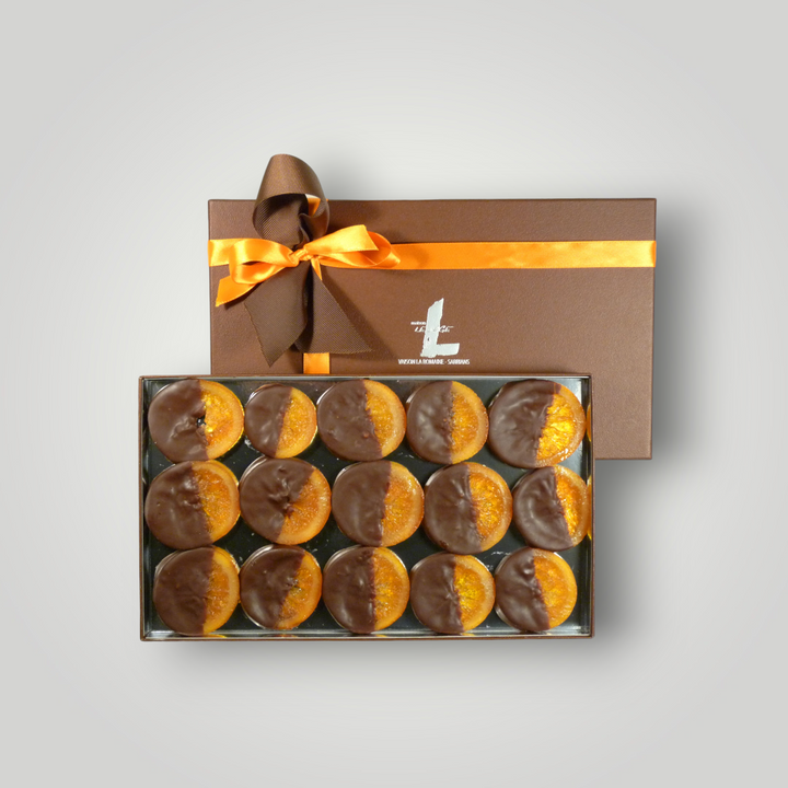 Les Tranches d'oranges confites au chocolat