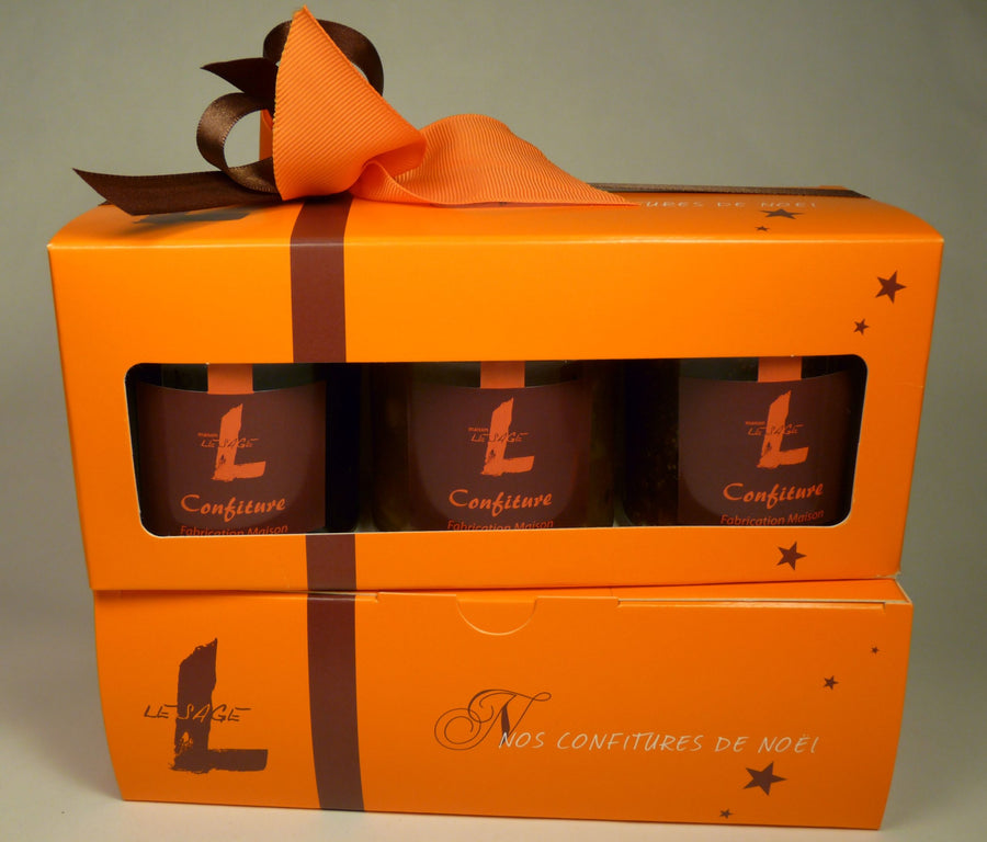 coffret  confitures de noel