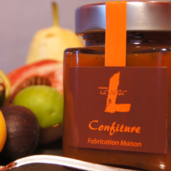 Confiture de fraise et fruit de la passion